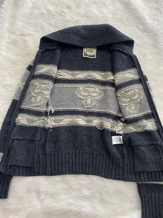 Vintage TNA Aritzia Y2K Wool Zip Up - Picture 3 of 6